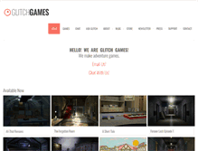 Tablet Screenshot of glitchgames.co.uk